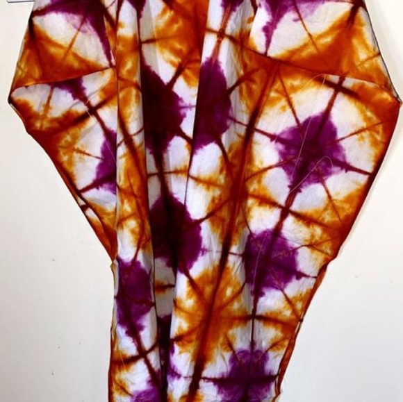 African Multicolored Boubou Dress Size standard - Picture 6 of 15